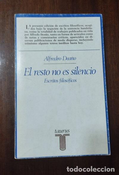 Libros: El resto no es silencio- 9788430612390