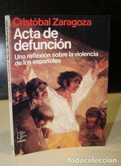 books: Acta de defunci&oacute;n- 9788432058356