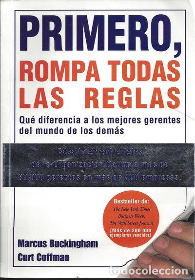 books: Primero rompa todas las reglas- 9788480884204