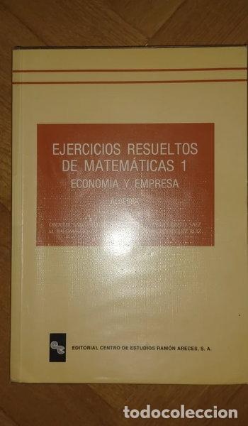 Libri di seconda mano: Ejercicios resueltos de matem&aacute;ticas 1- 9788480040457