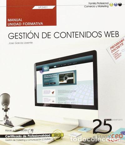 Libros: Manual. Gesti&oacute;n de contenidos Web- 9788468155883