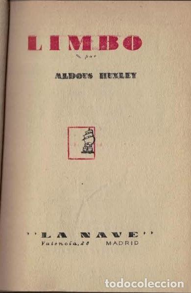 Libros: LIMBO. - Huxley. Aldous - Foto 3