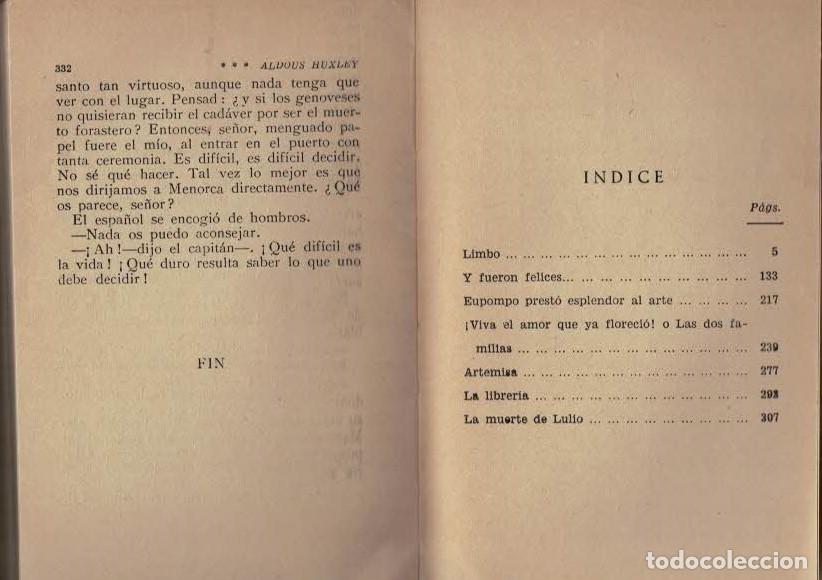 Libros: LIMBO. - Huxley. Aldous - Foto 5