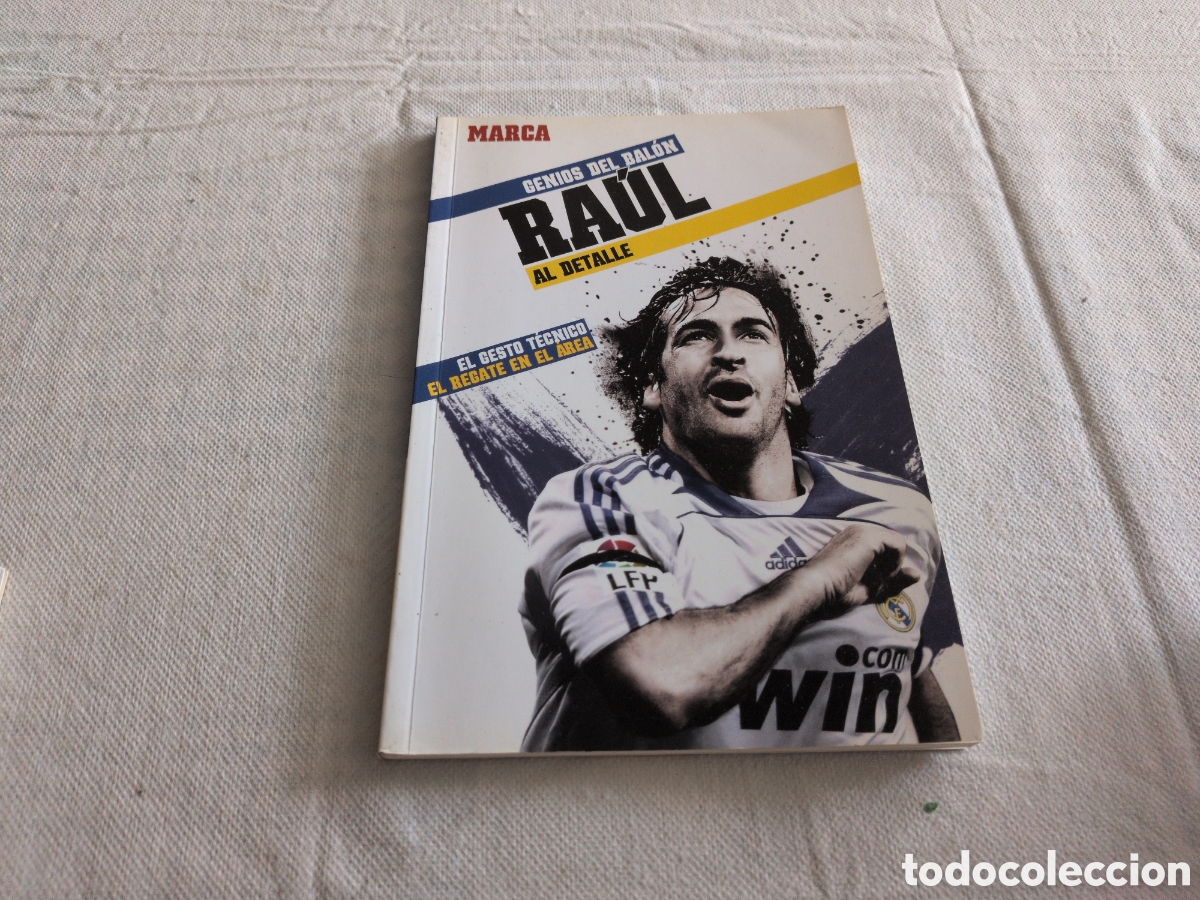Libros: Lote de 2 libros. Genios del bal&oacute;n. Zidane y Ra&uacute;l. Marca - Foto 2