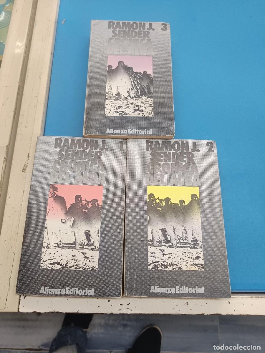 Libros: CRONICA DEL ALBA TRES TOMOS DE RAMON J.SENDER ALIANZA EDITORIAL