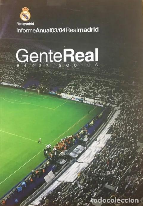 Libros: Informe Anual 03/04 Real Madrid