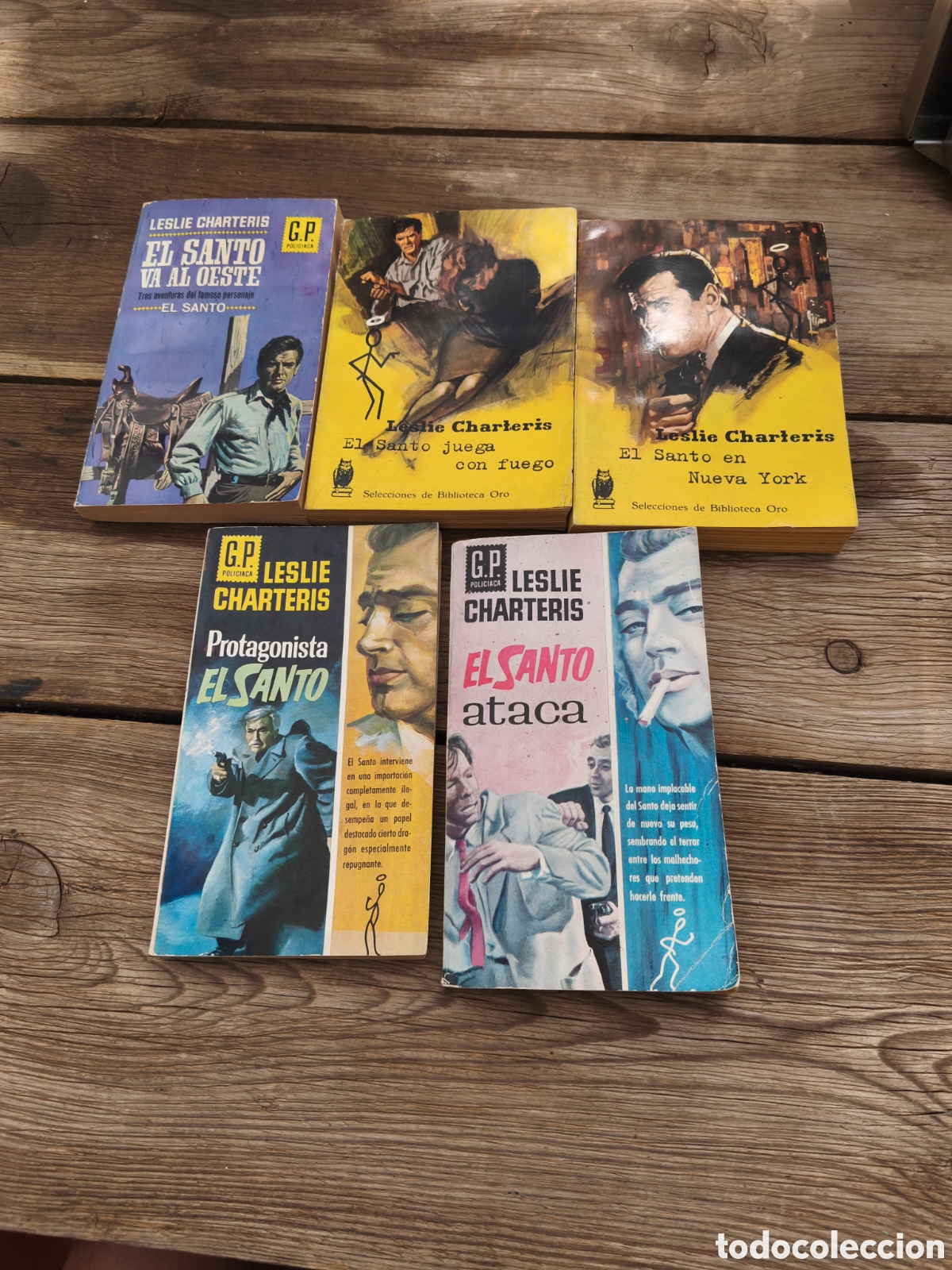 Libros: 5 libros Leslie charleris el santo