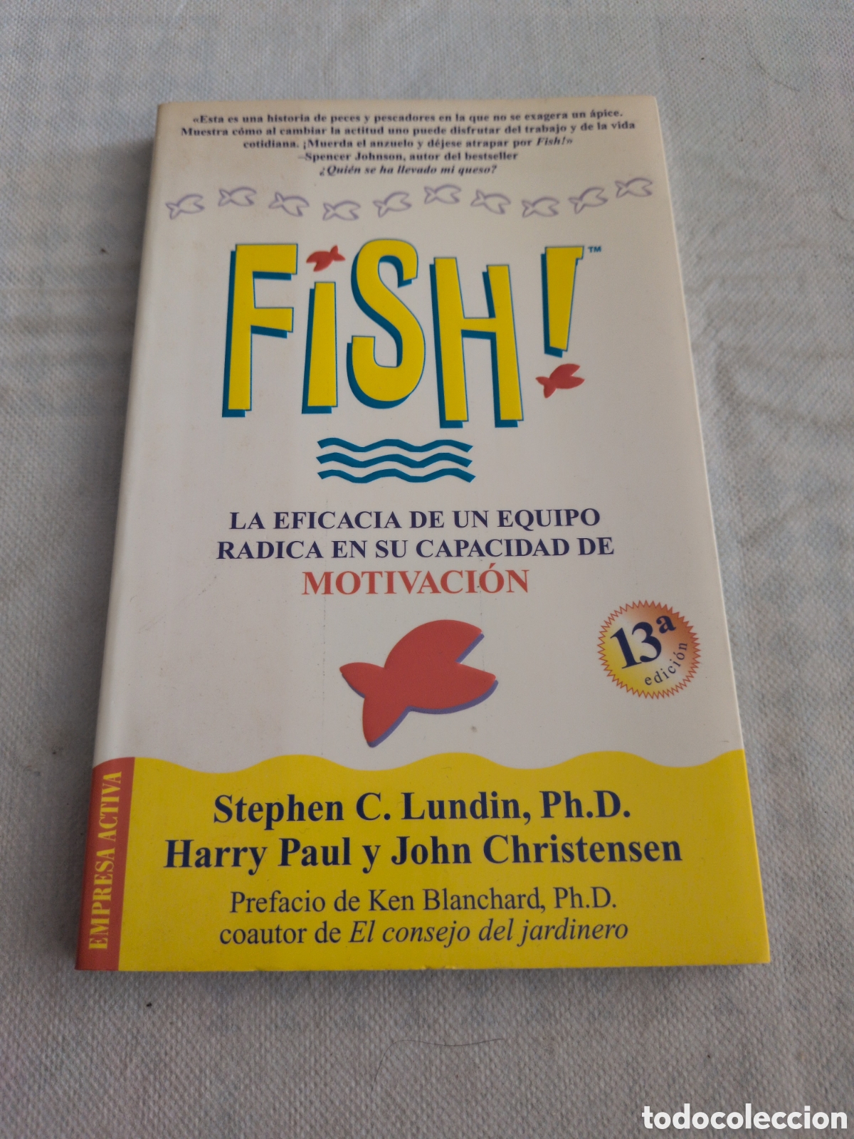books: Fish! La eficacia de un equipo radica en su capacidad de motivaci&oacute;n - Stephen C. Lundin, Harry Paul.