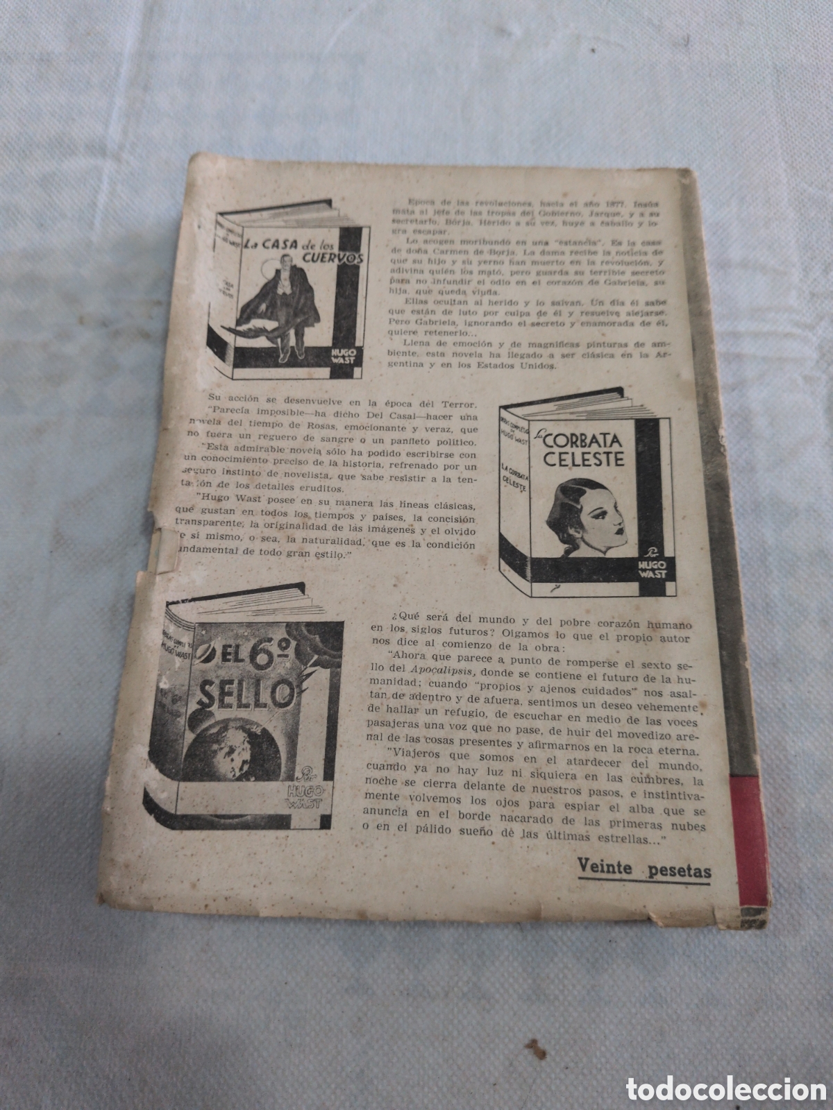 Libros: Las espigas de Ruth - Hugo Wast. Ed. Aldecoa. 1952 - Foto 3