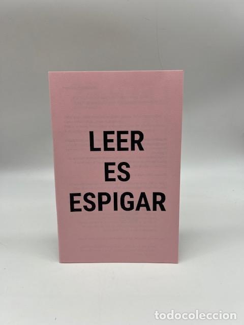 Libros: Leer es espigar.