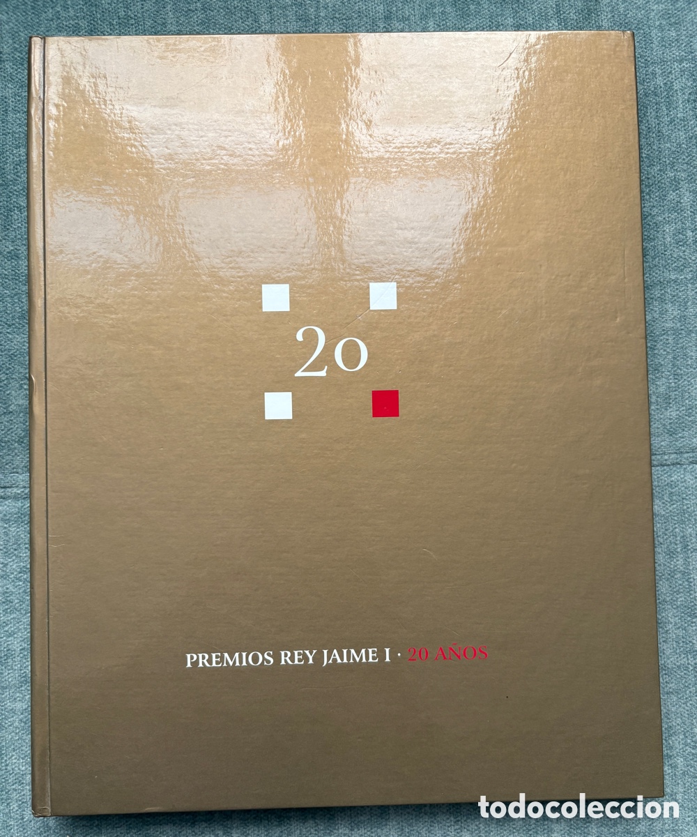 Libros: (L837) Premios Rey Jaime I 20 A&ntilde;os libro conmemorativo 2009 + men&uacute; gala