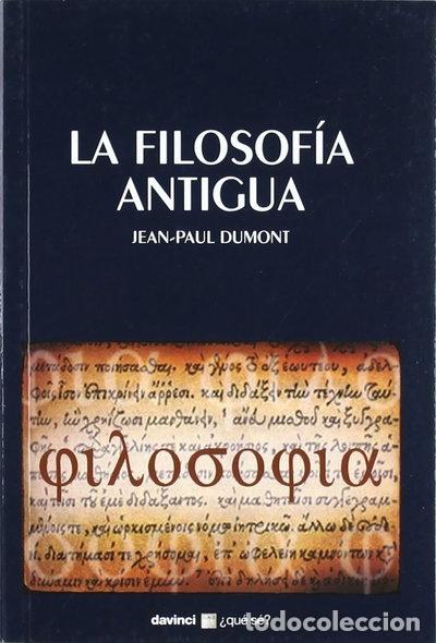 Libros: La filosof&iacute;a antigua- 9788492651504