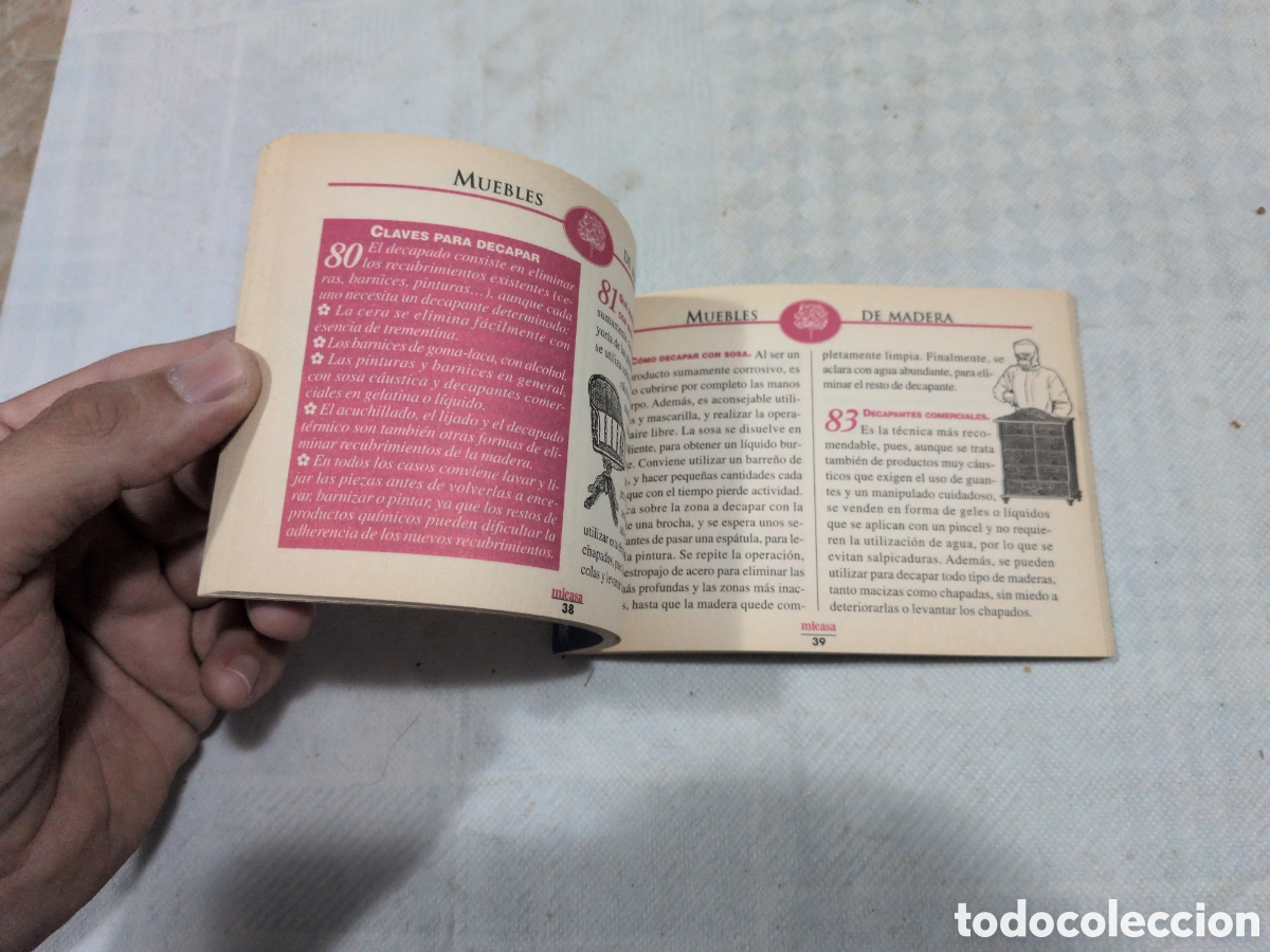 Libros: 161 trucos para limpiar y cuidar madera y mimbre. Micasa. - Foto 3