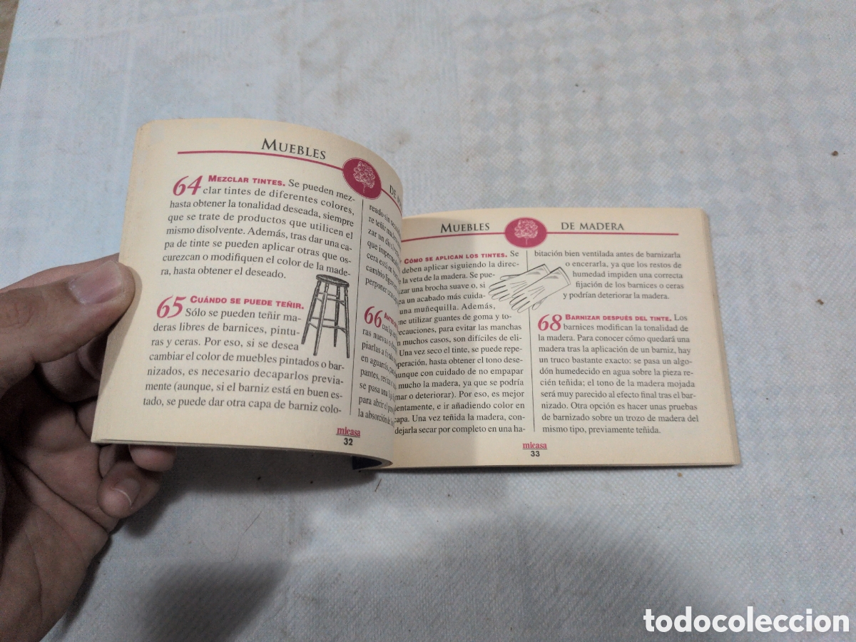 Libros: 161 trucos para limpiar y cuidar madera y mimbre. Micasa. - Foto 4