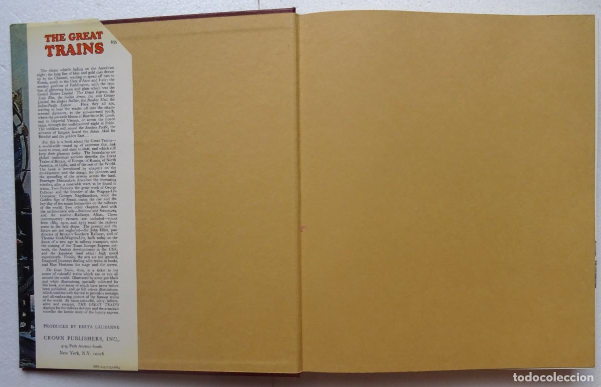 Libros: THE GREAT TRAINS Laussane 1973 - Foto 3
