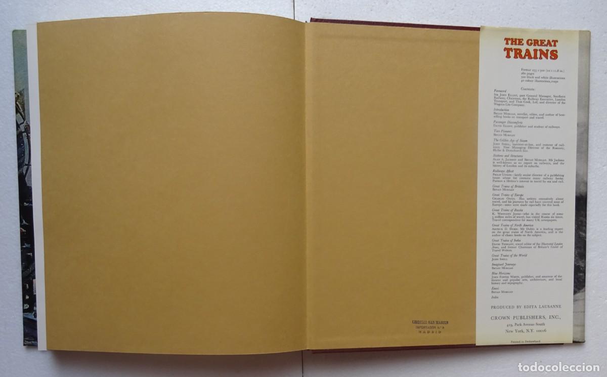 Libros: THE GREAT TRAINS Laussane 1973 - Foto 9