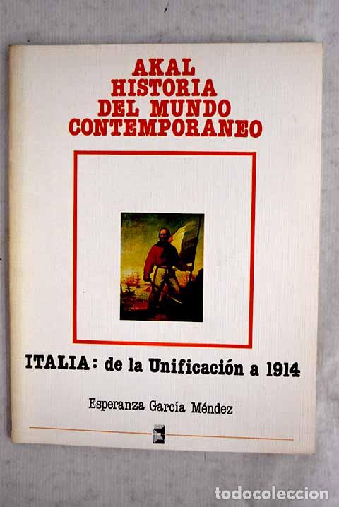Libros: Italia, de la unificaci&oacute;n hasta 1914.- Garc&iacute;a M&eacute;ndez, Esperanza