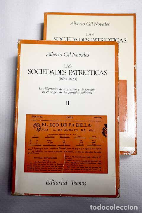 Libri di seconda mano: Las sociedades patri&oacute;ticas (1820-1823).- Gil Novales, Alberto