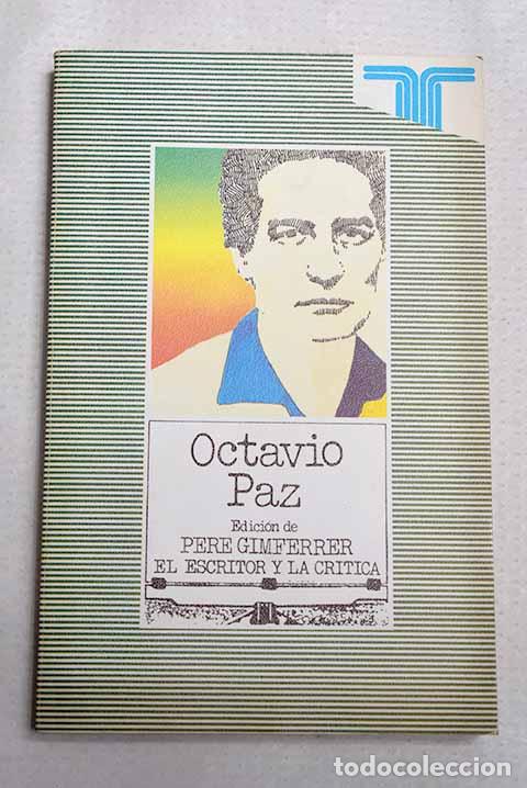 Libros: Octavio Paz: Gimferrer.- Gimferrer
