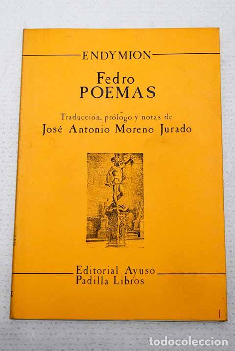 Libros: Poemas: Fedro: Padilla Libros..- Fedro