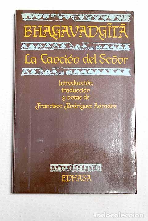 Libros: Bhagavadgita: La canci&oacute;n del se&ntilde;or