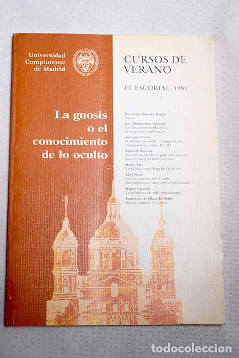 Livros em segunda m&atilde;o: La gnosis o el conocimiento de lo oculto