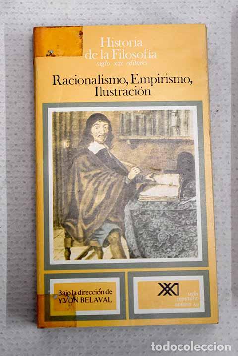 Libros: Racionalismo, empirismo, ilustraci&oacute;n