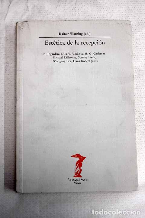 books: Est&eacute;tica de la recepci&oacute;n
