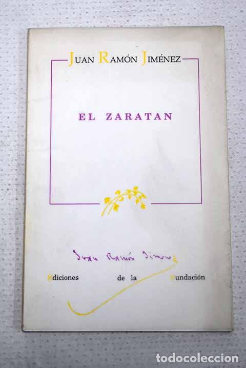 Libros: El zarat&aacute;n: Jim&eacute;nez, Juan Ram&oacute;n.- Jim&eacute;nez, Juan Ram&oacute;n