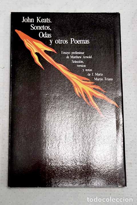 Libros: Sonetos, odas y otros poemas.- Keats, John