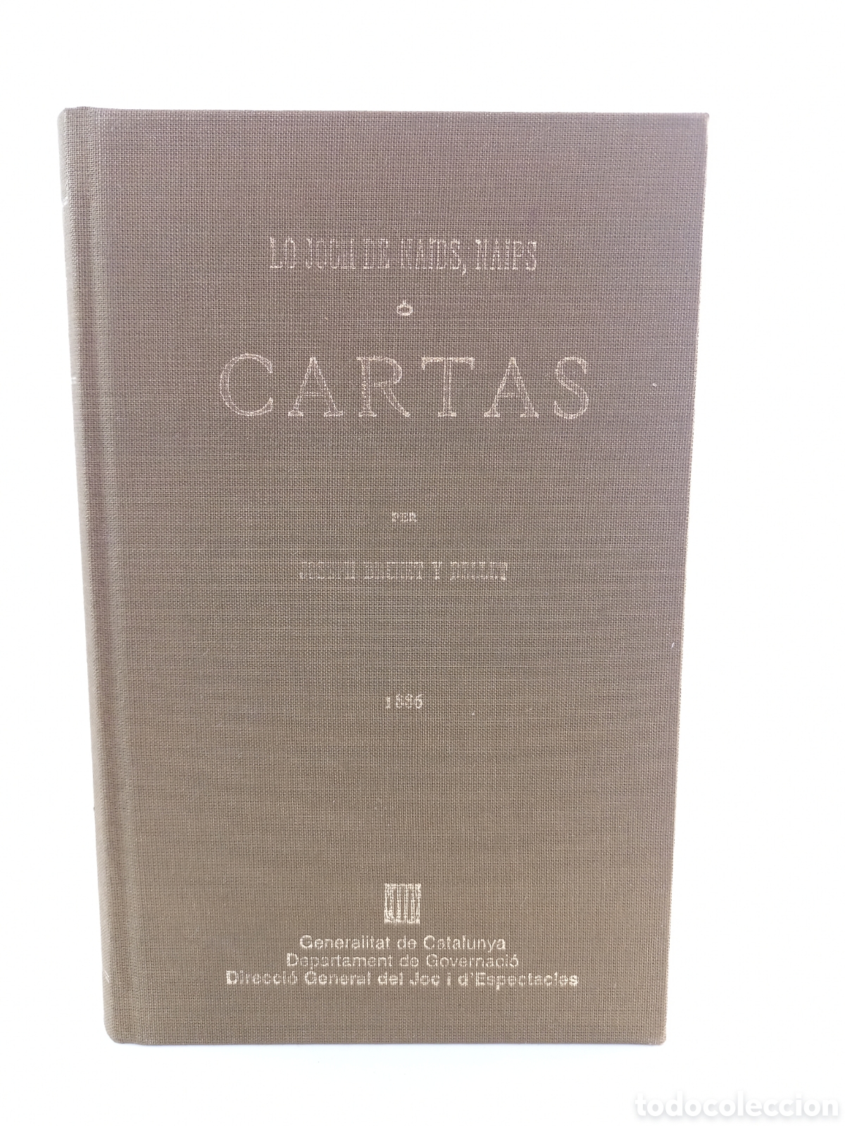 Libros: Lo joch de Naibs, Naips o Cartas. Joseph Brunet y Bellet. Facs&iacute;mil, 1990. Ilustrado. Catal&aacute;n.