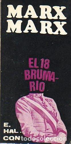 Libros: EL 18 BRUMARIO DE LUIS BONAPARTE
