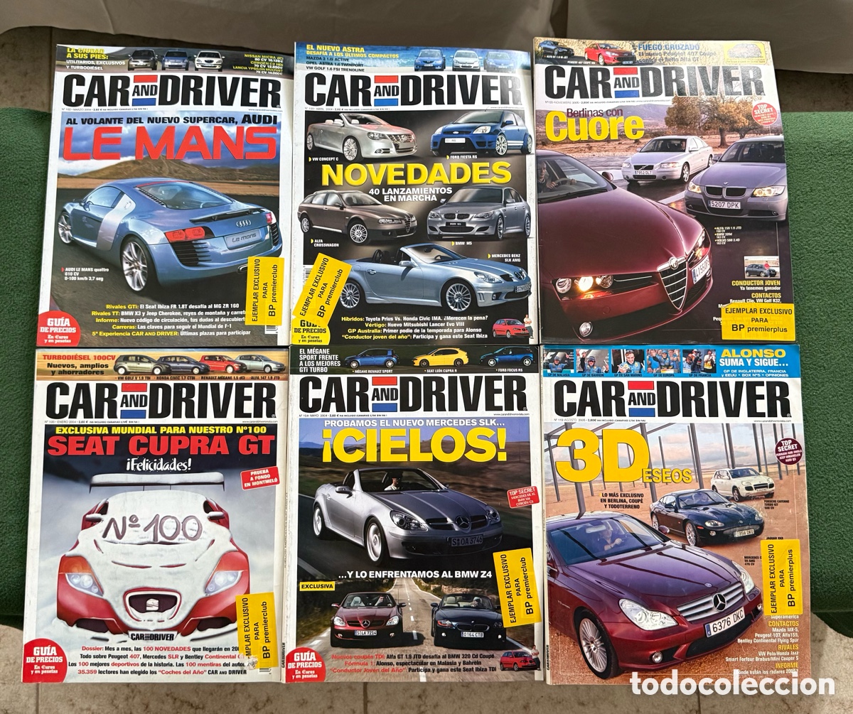 Libros: Lote 11 revistas Car and Driver