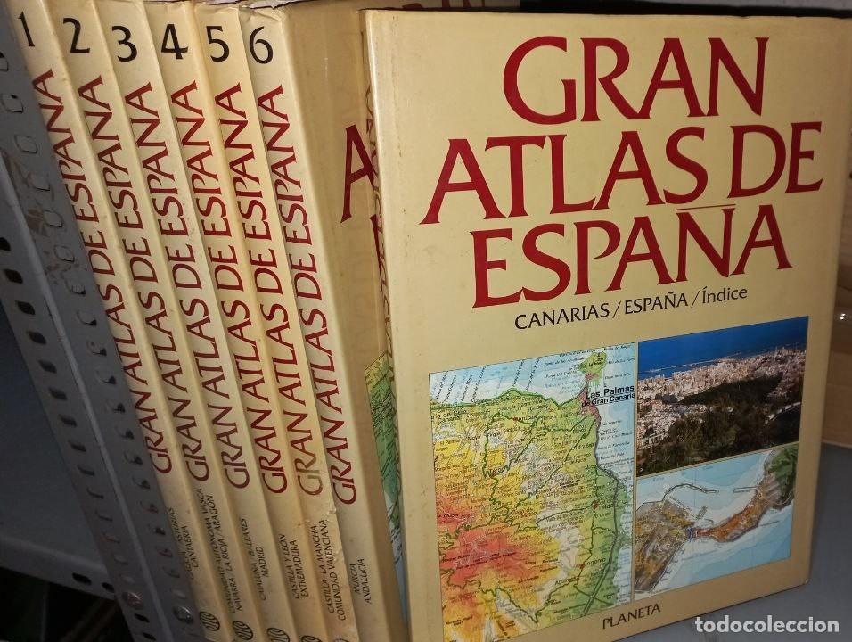 B&uuml;cher: Gran Atlas de Espa&ntilde;a Planeta (7 tomos)