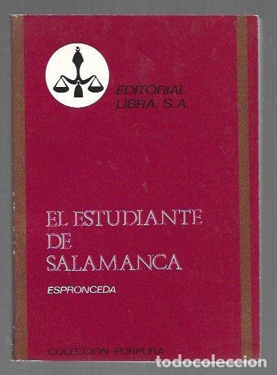 Livres: ESTUDIANTE DE SALAMANCA - EL - ESPRONCEDA, JOSE DE