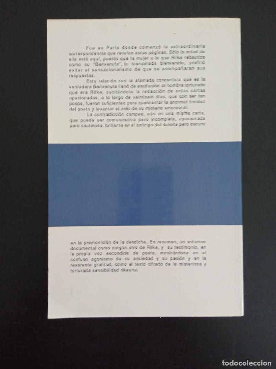 Libros: Rilke. Cartas a Benvenuta - Foto 2