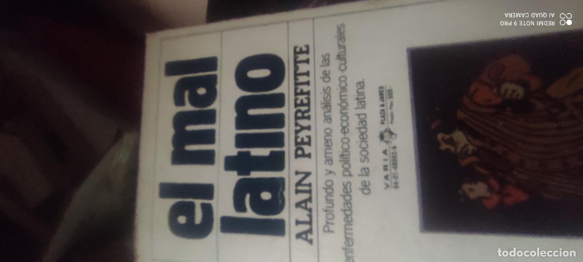 Libros: El mal latino. PEYREFITTE, Alain. Ed.Plaza&Janes. Barcelona 1980