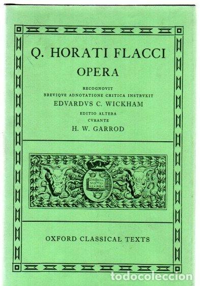 Libros: Opera - Horati Flacci, Q.