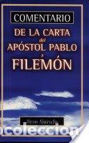 Libros: Comentario De La Carta Del Apostol Pablo A Filemon