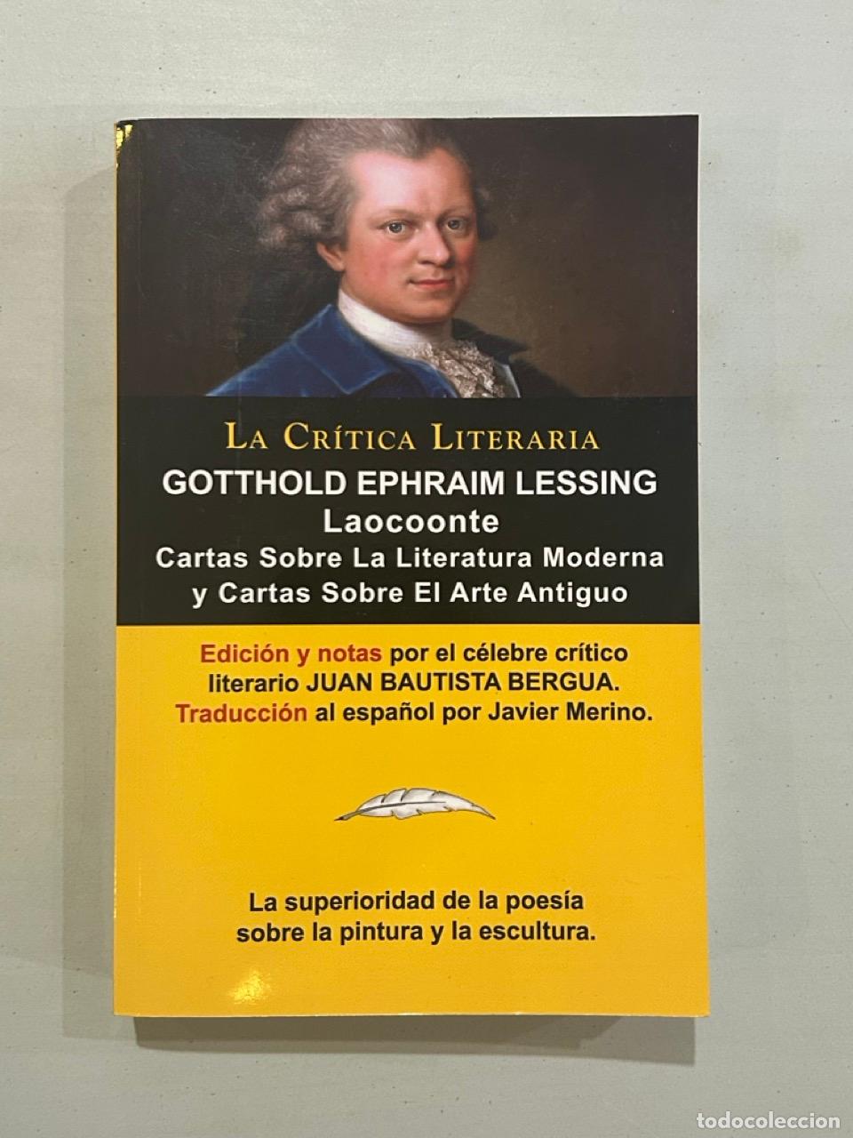 Livros em segunda m&atilde;o: Lessing - Laocoonte Cartas Sobre la Literatura Moderna Cartas sobre el Arte Antiguo
