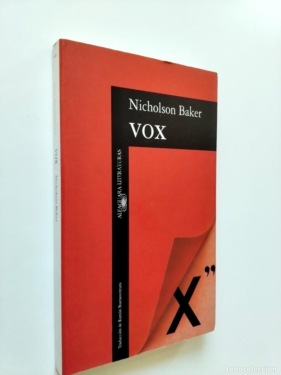 Libros: Nicholson Baker - Vox