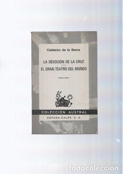 Libri di seconda mano: La devoci&oacute;n de la cruz; El gran teatro del mundo- 9788423903849