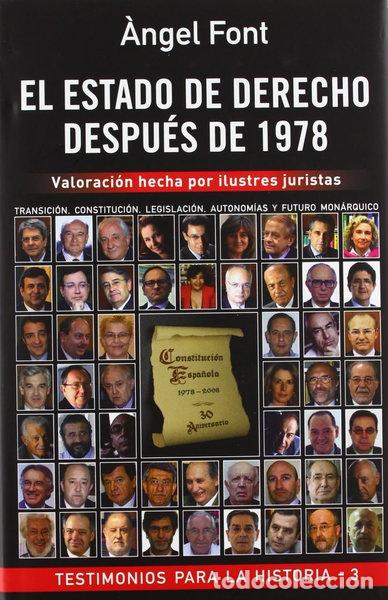Livres: El Estado de Derecho despu&eacute;s de 1978- 9788496038561
