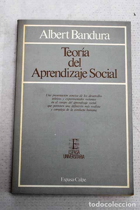 Libros: Teor&iacute;a del aprendizaje social.- Bandura, Albert