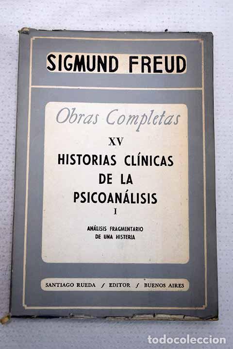 Libros: Obras completas, tomo XV.- Freud, Sigmund
