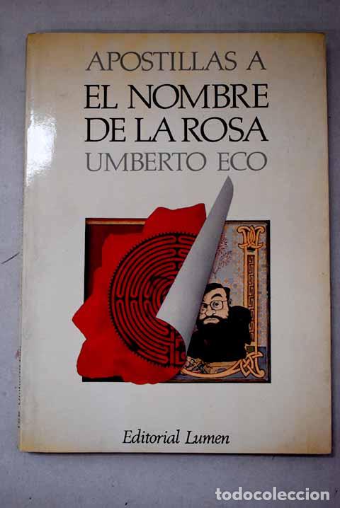Livros em segunda m&atilde;o: Apostillas a El nombre de la rosa .- Eco, Umberto