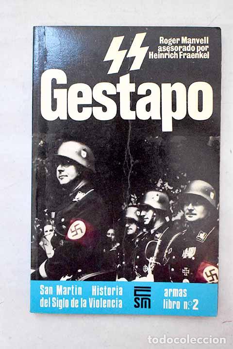 Libros: S.S. y Gestapo: dominaci&oacute;n por terror.- Manvell, Roger