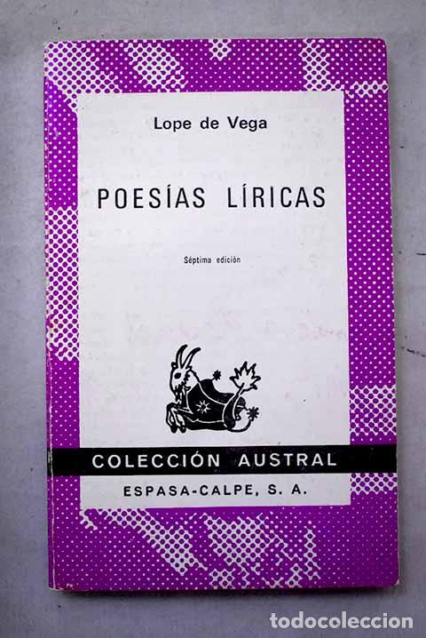 Libri di seconda mano: Poes&iacute;as l&iacute;ricas: Vega, Lope de.- Vega, Lope de