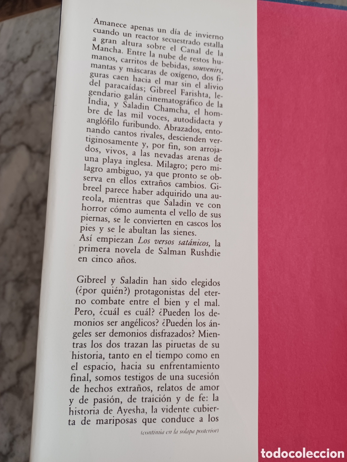 Libros: Novela Los versos sat&aacute;nicos. Salman rushdie - Foto 3