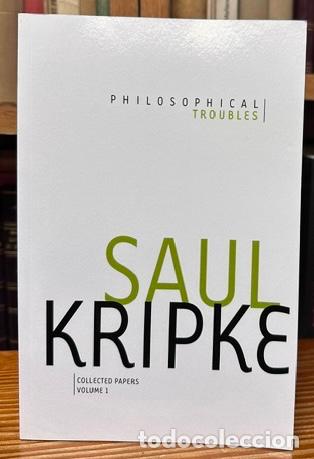 Libros: PHILOSOPHICAL TROUBLES. Collected Papers, Volume I - KRIPKE, Saul A.
